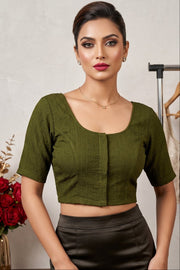 Smooth Fit-Stretchable Knitted Blouse