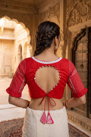 Baha Blossom-Gamcha Designer Blouse