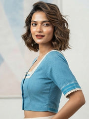 Retro Romance (Designer Cotton Blouse)