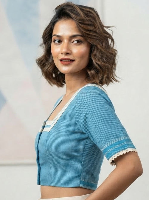 Retro Romance (Designer Cotton Blouse)