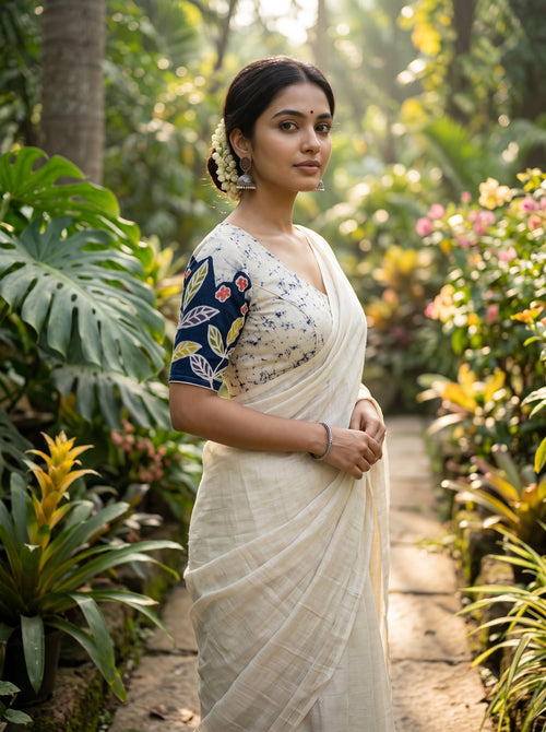 Neel Pallavi Batik Blouse
