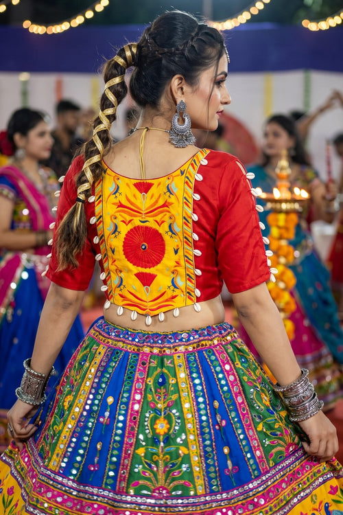 Navrang Cowrie Shell Designer Blouse