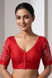 Infinite Stars Double Knot Stitch Blouse