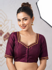 Infinite Glam Vichitra Silk Blouse