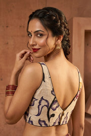 Fleur Essence kalamkari-Designer Blouse