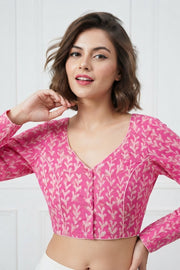 Wrapped In Dreams Ajrakh Cotton Blouse