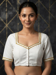 Infinite Glam Vichitra Silk Blouse