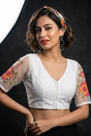 Threads of Flowers -Designer Blouse