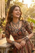 Dreamy Cute-Printed Cotton Designer Blouse