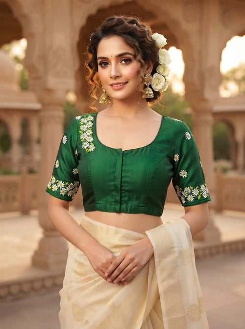 Daisy Garden  Handwork Blouse