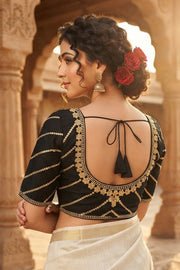 Elegance Becomes Art Vichitra Silk Blouse