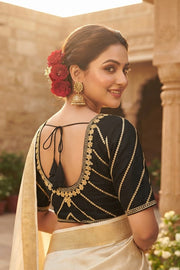 Elegance Becomes Art Vichitra Silk Blouse