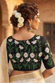 Daisy Enchant Vichitra Silk Blouse