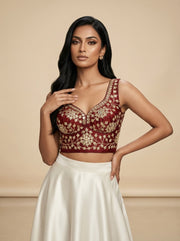 Stardust Royale Rangoli Silk Designer Blouse