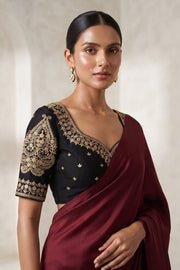 Portrait of Royalty Vichitra Silk Blouse