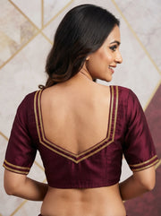 Infinite Glam Vichitra Silk Blouse