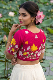 Lost in Lotus  -Designer Blouse