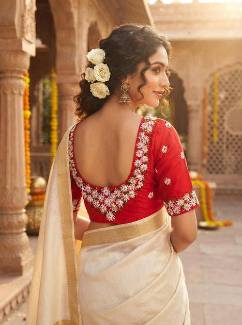 Daisy Garden  Handwork Blouse