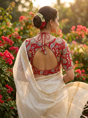 Monihar Floral Masaba Style Blouse