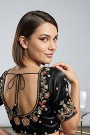 Night Vibes Fendy Blouse (Black)