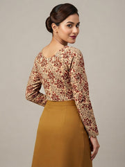 Wrapped In Dreams Ajrakh Cotton Blouse