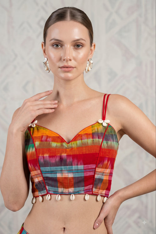 Imperial Bengal Gamcha Designer Blouse