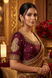 Gold Glitz New Designer Blouse