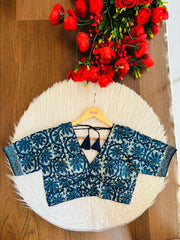 Forever Things-V Neck Cotton Blouse