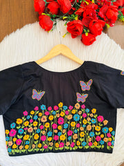 Graceful Wings Hand Stich Blouse