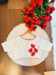 Hibiscus(Designer Blouse)