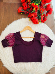 Crafted To Glow-Stretchable Knitted Blouse