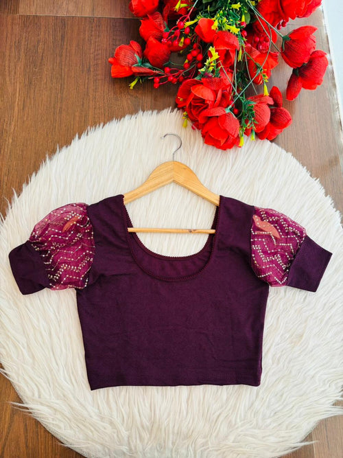 Crafted To Glow-Stretchable Knitted Blouse