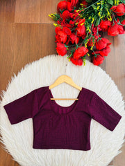 Pure Form-Stretchable Knitted Blouse