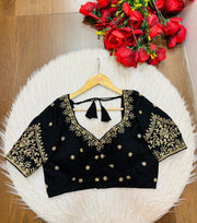 The Secret Leaf (Vichitra Silk Blouse)