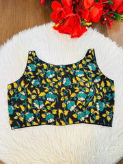 Fleur Essence kalamkari-Designer Blouse