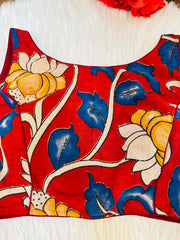 Fleur Essence kalamkari-Designer Blouse
