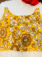 Fleur Essence kalamkari-Designer Blouse