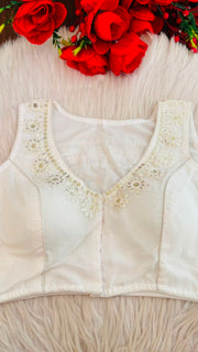 Scarlet Daisy Designer Organza  Blouse