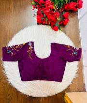 Floral Symphony Handwork Blouse