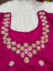 Daisy Garden  Handwork Blouse
