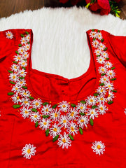 Daisy Garden  Handwork Blouse