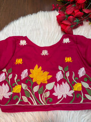 Lost in Lotus  -Designer Blouse