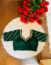 Elegance Becomes Art Vichitra Silk Blouse