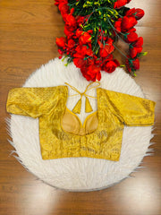 Golden Shine Brocade Blouse
