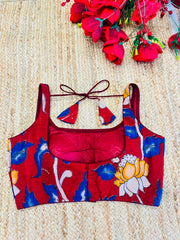 Artisan Aura kalamkari-Designer Blouse