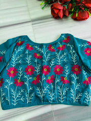 Daisy Enchant Vichitra Silk Blouse