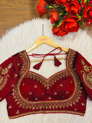 Madhuri Vichitra Silk Blouse
