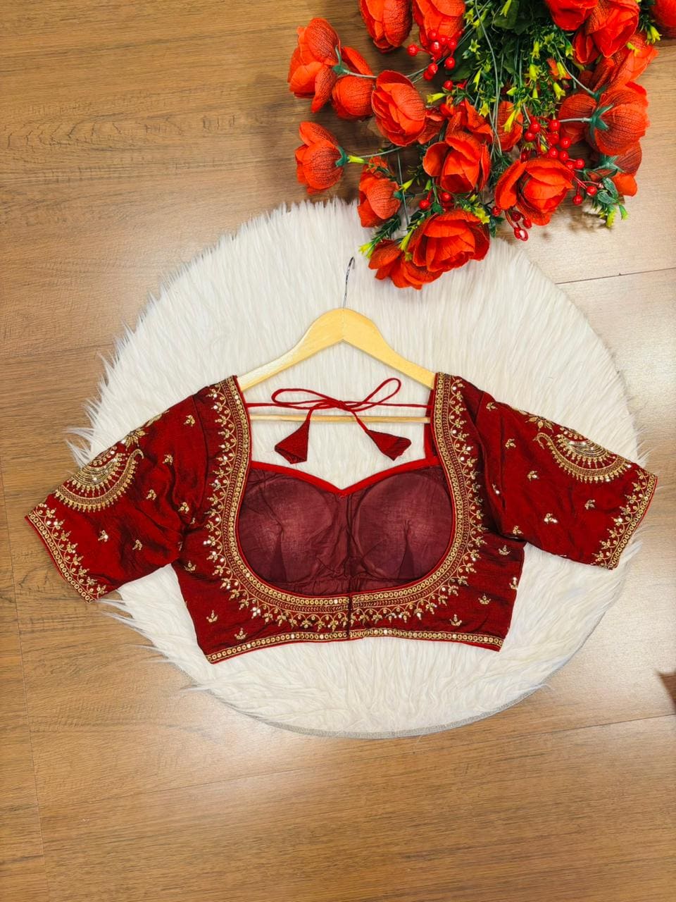 Madhuri Vichitra Silk Blouse