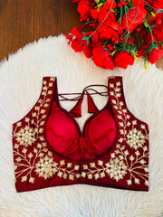 Stardust Royale Rangoli Silk Designer Blouse
