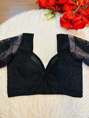 Inspired by Royal Grace Organza Embroidered Blouse